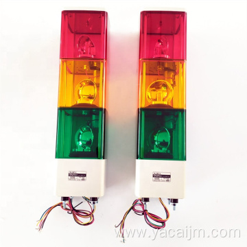 Industrial LED Signal Tower Alarm Caution Light Tower Industrial Warning Light for Machine no buzzer 2V 24V 110V 220V